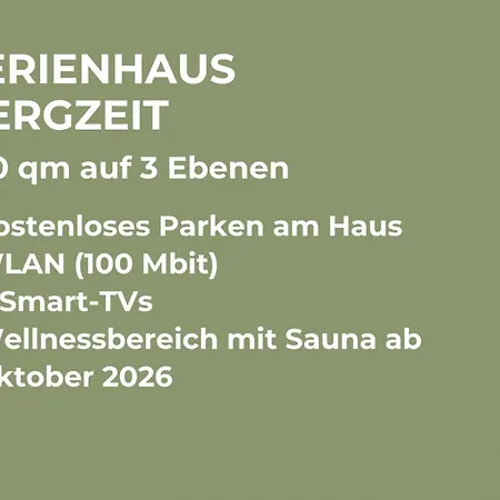 Bergzeit | Sauna Ferienhaus *